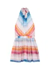 Missoni Zigzag Halterneck Romper In Multicoloured