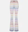 Missoni Zigzag Flared Pants In Multi