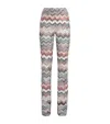 Missoni Zigzag Flared Trousers In Multi