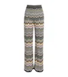Missoni Zigzag Flared Trousers In Multi
