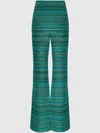 MISSONI ZIGZAG FLARED TROUSERS