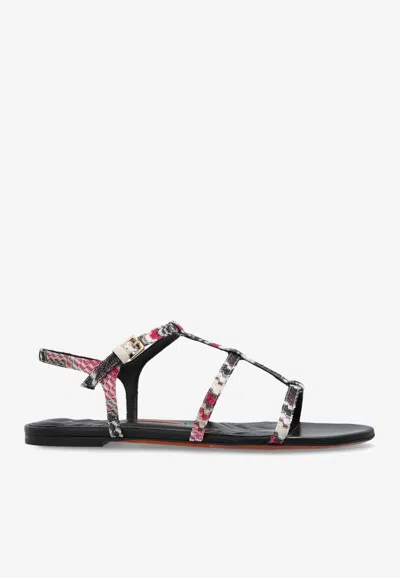 MISSONI ZIGZAG FLAT SANDALS