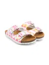 Missoni Zigzag Flip Flops In White