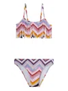 Missoni Zigzag Fringed Bikini In Multi