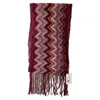 Missoni Zigzag Fringed Scarf In Multicolor Wool In Multi