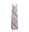 Missoni Sleeveless Chevron-knit Maxi Dress In Multi