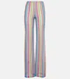 Missoni Zigzag High-rise Flared Pants In Multicolor