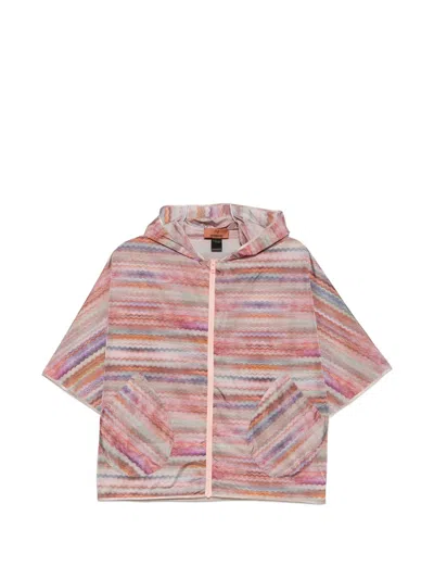 Missoni Zigzag Hooded Jacket In Multi