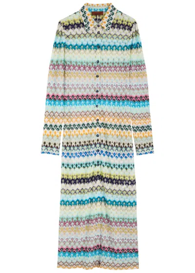 Missoni Multicolor Dress In White
