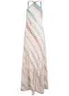 Missoni Zigzag Intarsia Open-knit Maxi Dress In Multicoloured