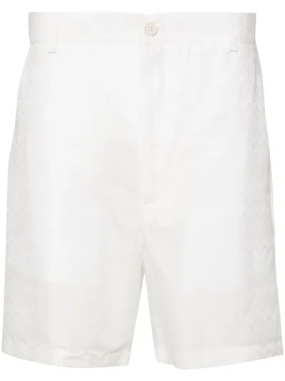 Missoni Zigzag-jacquard Bermuda Shorts In White