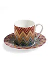 Missoni Zigzag Jarris 156 Teacup And Saucer