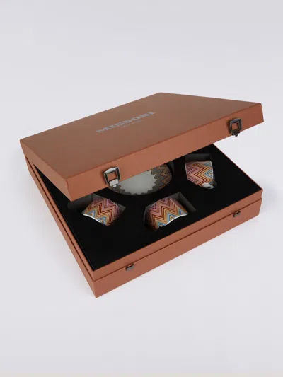 Missoni Zigzag Jarris Set Of 6 Tea Cups & Saucers