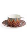 Missoni Zigzag Jarris Teacup And Saucer