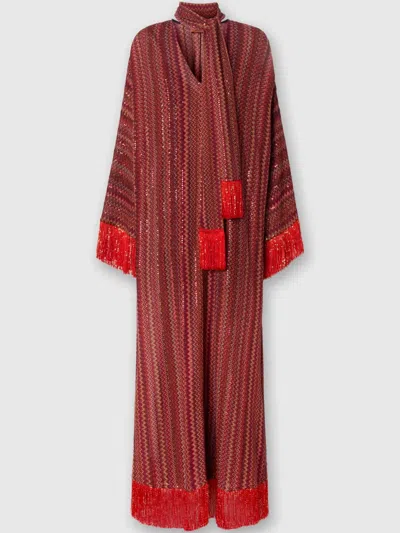MISSONI ZIGZAG KAFTAN DRESS