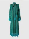Missoni Zickzack-kaftan Mit Pailletten Und V-ausschnitt Und Abnehmbarem Schal Mit Fransen In Multicoloured