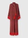 Missoni Zickzack-kaftan Mit Pailletten Und V-ausschnitt Und Abnehmbarem Schal Mit Fransen In Multicoloured