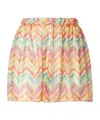 Missoni Zigzag-knit Beach Cover Up In Nude