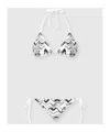 Missoni Chevron Knit Halterneck Bikini In White
