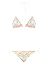 Missoni Zigzag-knit Bikini Set In White