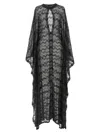 Missoni Zigzag Knit Dress Dresses Multicolor In Black