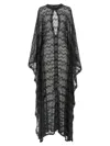Missoni Zigzag Knit Dress Dresses Multicolor In Black