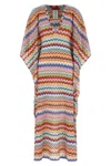 Missoni Zigzag Knit Dress Dresses Multicolor In Multi
