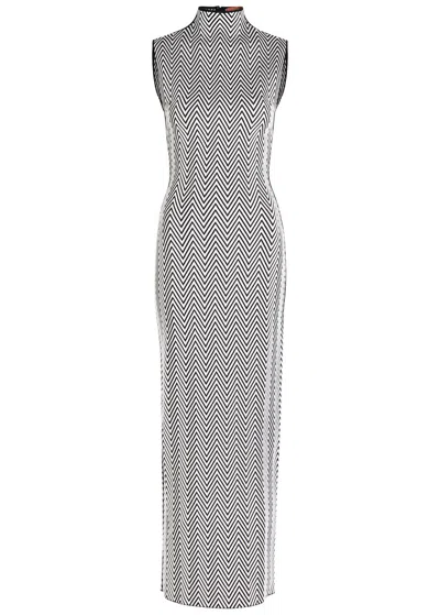 Missoni Zigzag Knit Maxi Dress In Multi