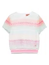 Missoni Zigzag-knit T-shirt In 粉色