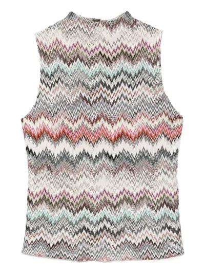 Missoni Zigzag-knit Tank Top