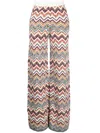 MISSONI ZIGZAG-KNIT WIDE-LEG TROUSERS