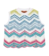 MISSONI ZIGZAG KNITTED CROP TOP (4-14 YEARS)
