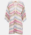 Missoni Multicolored Crochet V-neck Cover-up In Multicoloured