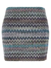 MISSONI ZIGZAG KNITTED MINI SKIRT