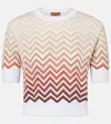 Missoni Zigzag Knitted Top In Multicolor