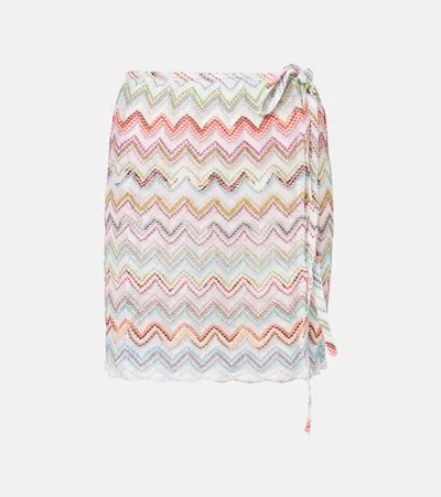 Missoni Zigzag Lamé Beach Cover-up In Multicoloured