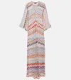 Missoni Zigzag-woven Kaftan Beach Dress In Multicoloured