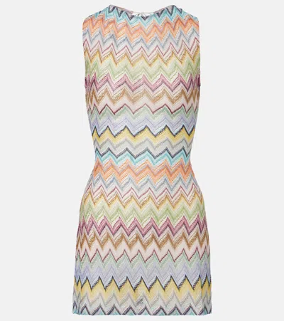 Missoni Zigzag Lamé Beach Cover-up In Multi