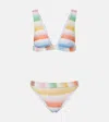 Missoni Zigzag-pattern Bikini In Multi