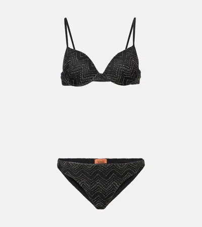Missoni Bikini Aus Strick In Multicolor