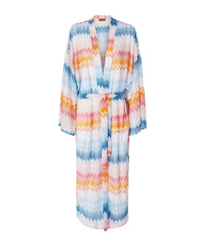 Missoni Zigzag Lamé Cover-up In Multicoloured
