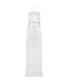 Missoni Zick-zack-jumpsuit Aus Lamé-viskose Mit Fransen In White