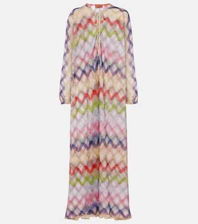 Missoni Zigzag Lamé Kaftan