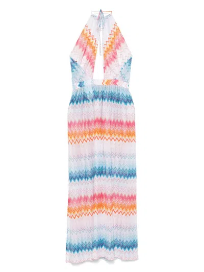 MISSONI ZIGZAG LAMÉ MAXI DRESS
