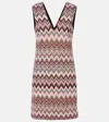 Missoni Zigzag Minidress In Multicoloured