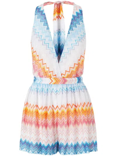 MISSONI ZIGZAG LAMÉ PLAYSUIT