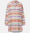 Missoni Zigzag Lamé Shirt In Multi