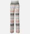 Missoni Zigzag Wide-leg Trousers In Multi