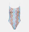 Missoni Zigzag Lamé Swimsuit