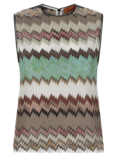 Missoni Elegant Mini Top For Women In Multi